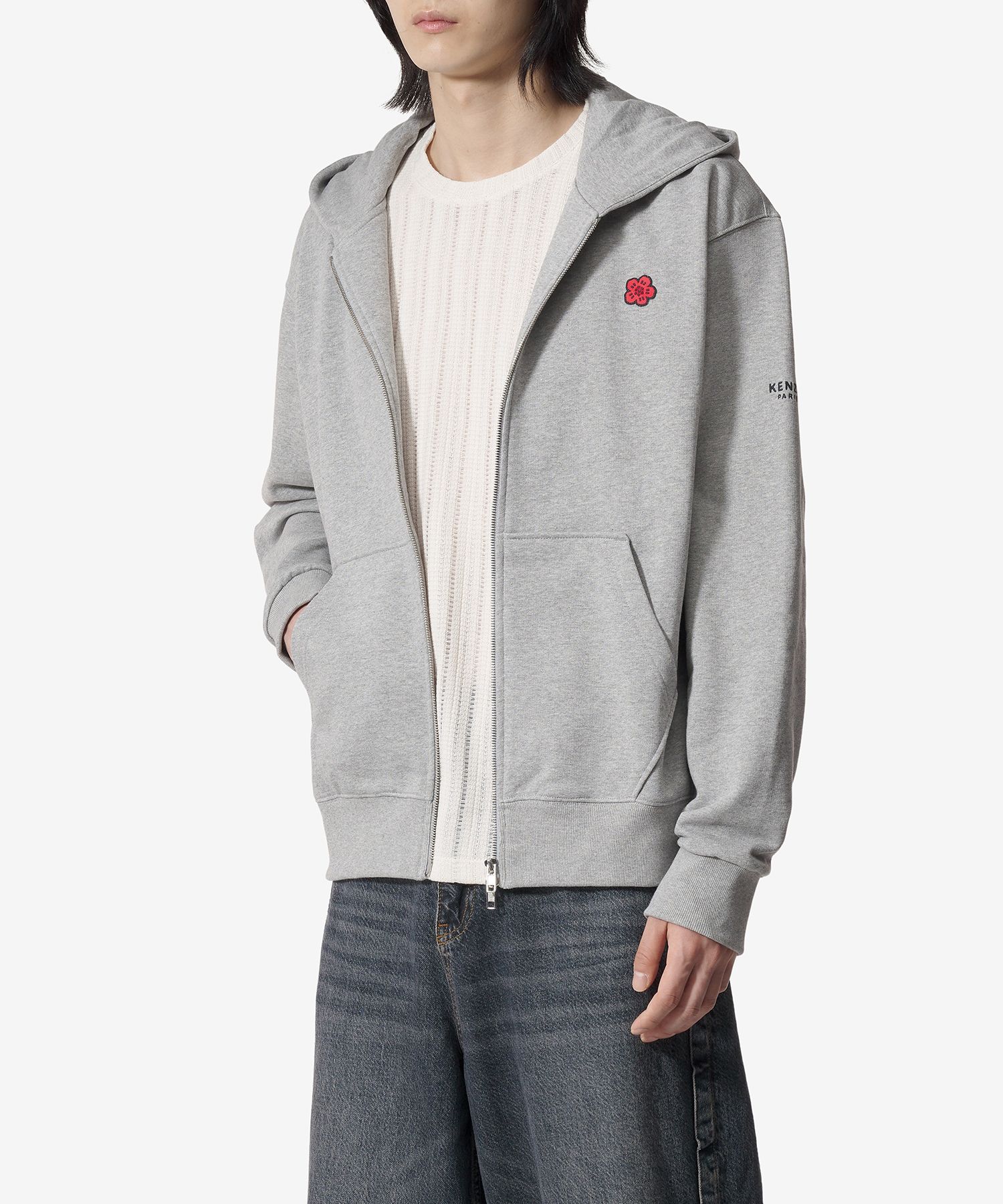 MUSINSA公式 | KENZO ボケフラワーフルジップフードパーカー
