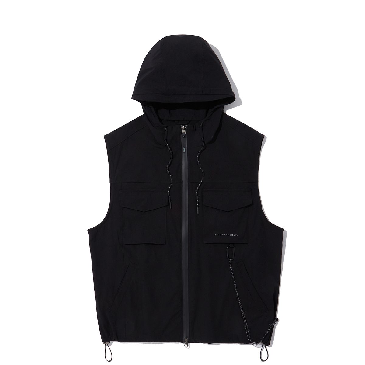 올어바웃뉴(ALL ABOUT NEW) 후드 집업 베스트 INY3VO21ABK