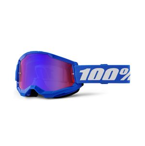 스트라타 2 고글, 블루 - 미러 레드/블루 렌즈