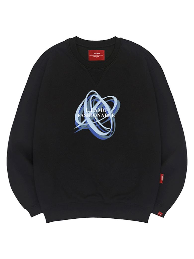 패셔너블엘라모 맨투맨 남녀공용 빅사이즈 S~4XL