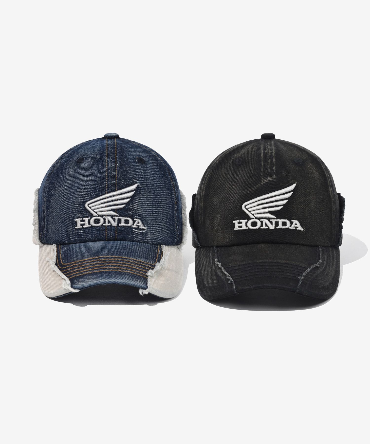 MUSINSA | Honda Motorcycle [2 COLOR] Honda Vintage Cutoff Cap