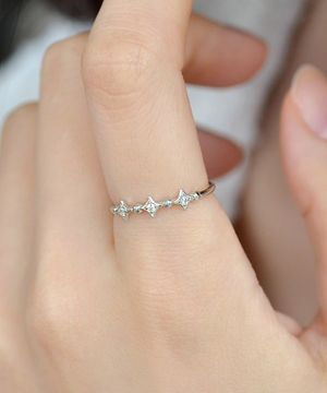 925실버 별 폴라리스 실반지 다니카/ Danica