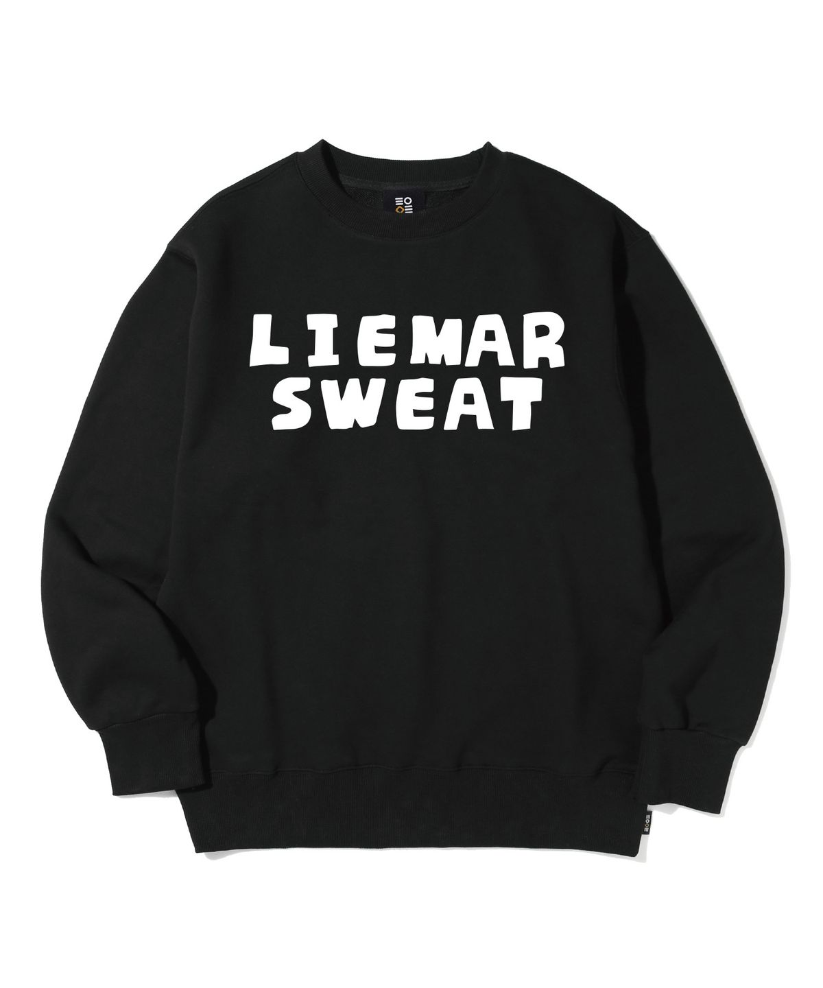 리에마르(LIEMAR) 스웻 스윗 오버핏 맨투맨 [블랙]