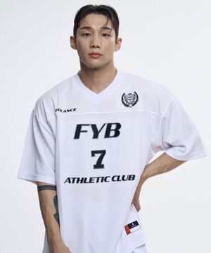 럭비 스포티즘 숏 슬리브 - White