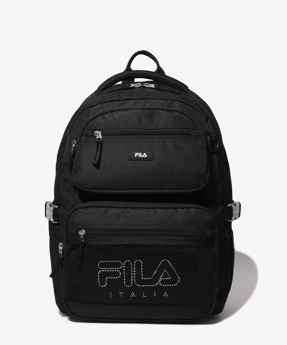 휠라 키즈(FILA KIDS) 고학년 링크 투포켓 백팩(FK3BPG3002XBLK)