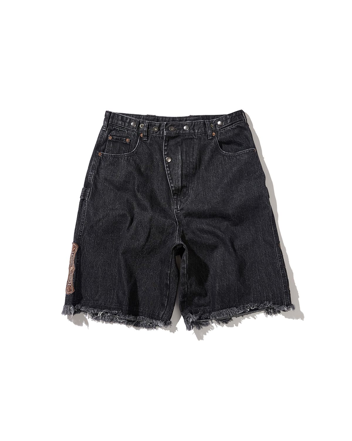 카락터(KARACTOR) Goblin denim BERMUDA shorts / Black