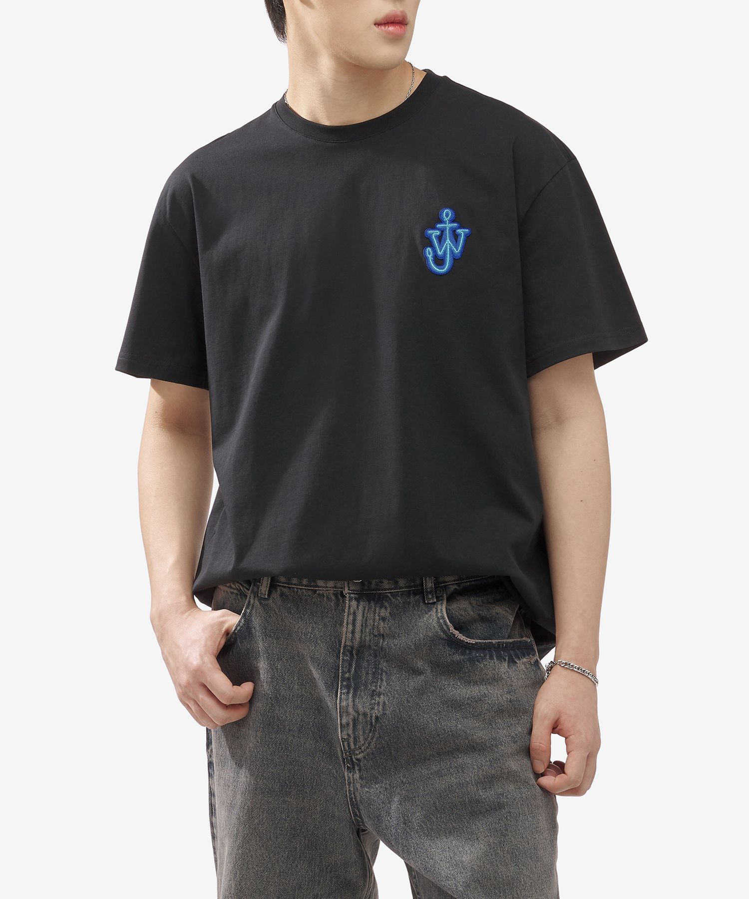 MUSINSA | J.W.ANDERSON Anchor Logo Patch Short Sleeve T