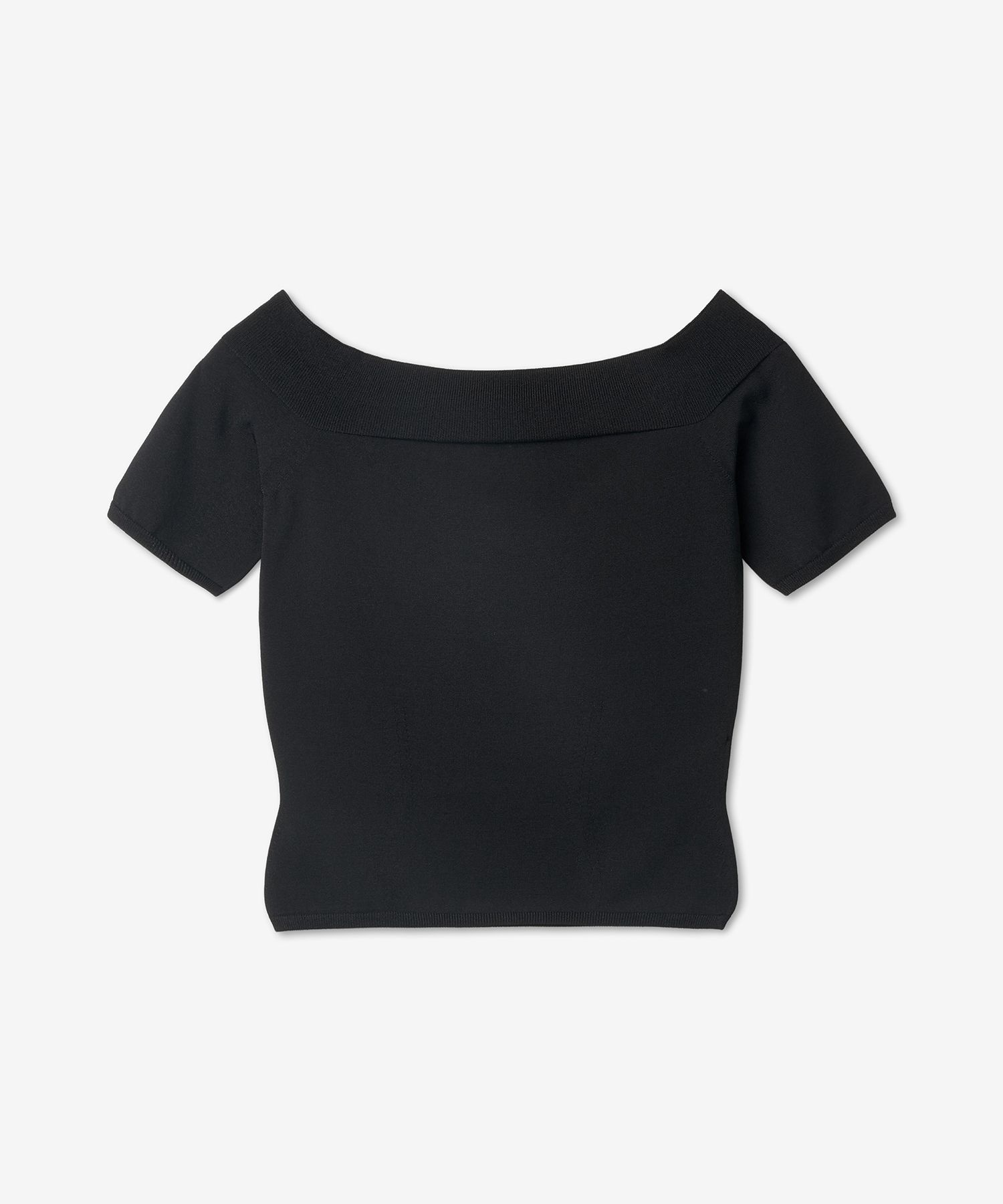 ★alexander mcqueen★ Off-shoulder knit short sleeve t-shirt ALEXANDER MCQUEEN | Off Shoulder Top | Women | Off Shoulder