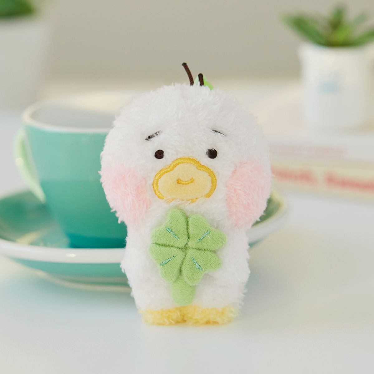 카카오프렌즈(KAKAO FRIENDS) 볼 발그레 포슬 키링인형_리틀튜브