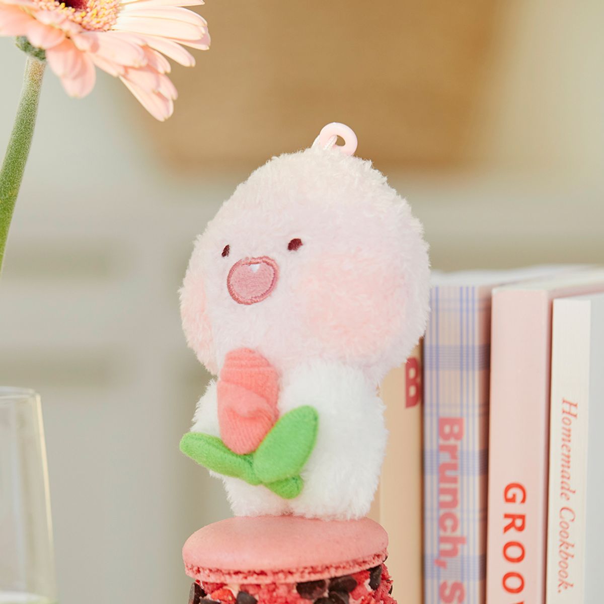 카카오프렌즈(KAKAO FRIENDS) 볼 발그레 포슬 키링인형_리틀어피치