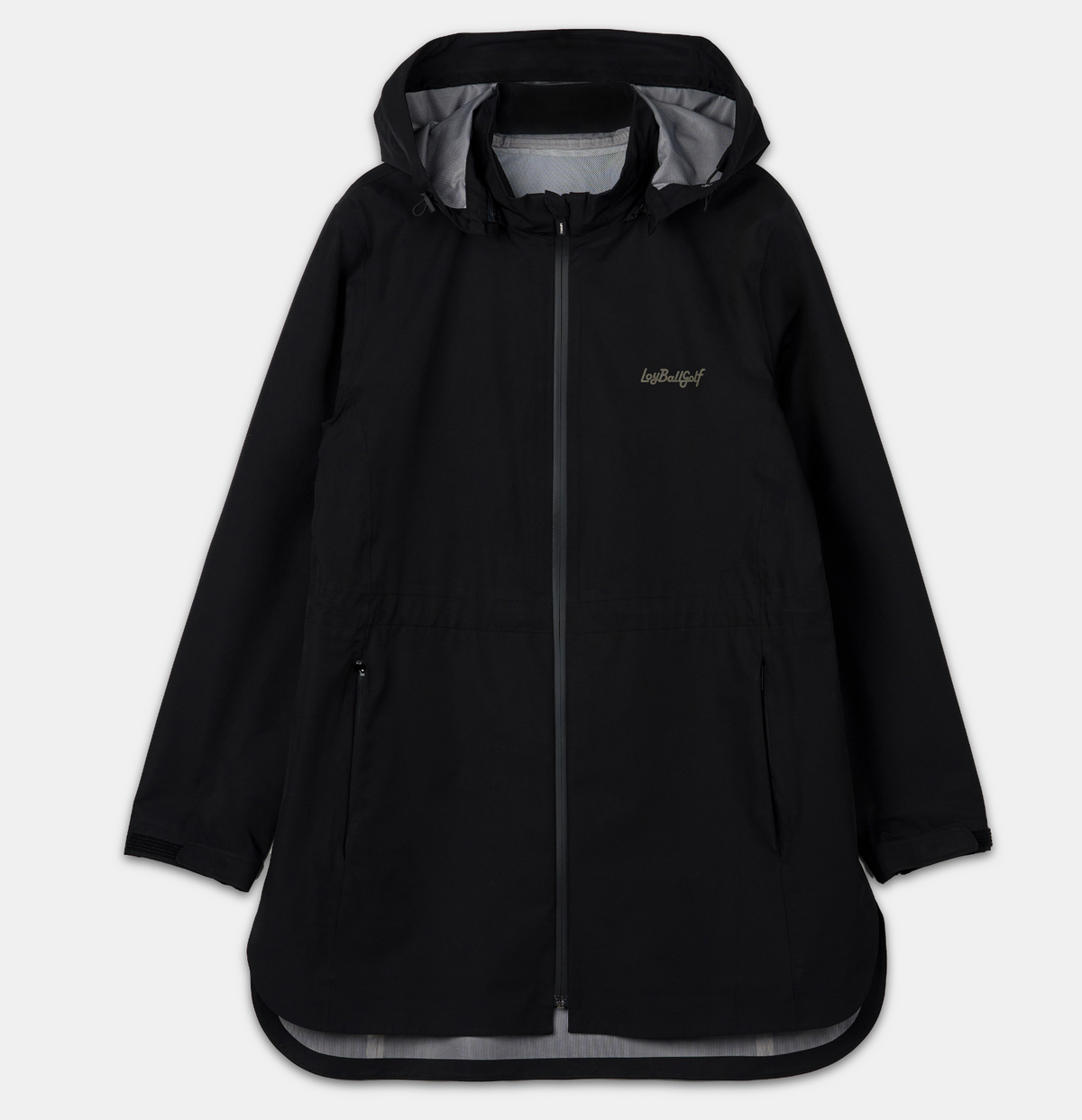 로이볼 골프(LOYBALLGOLF) 3Layer Rain Coat - Black