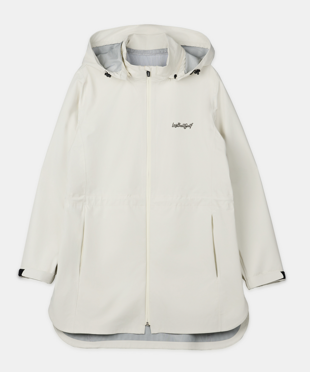 로이볼 골프(LOYBALLGOLF) 3Layer Rain Coat - Cream White