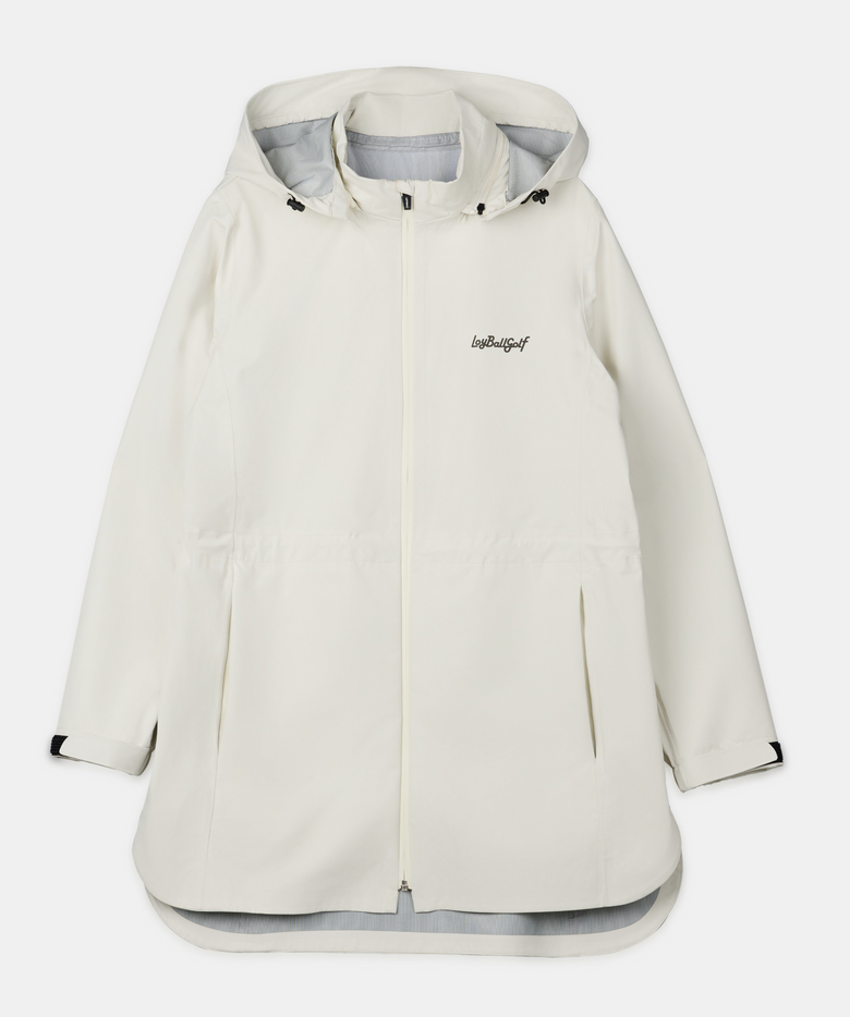 3Layer Rain Coat - Cream White