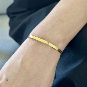 [Bs-419] 925실버 스네이크 체인팔찌 (18k gold plating)