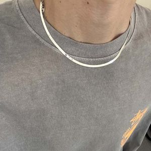 [Bs-420] 925실버 스네이크 체인목걸이