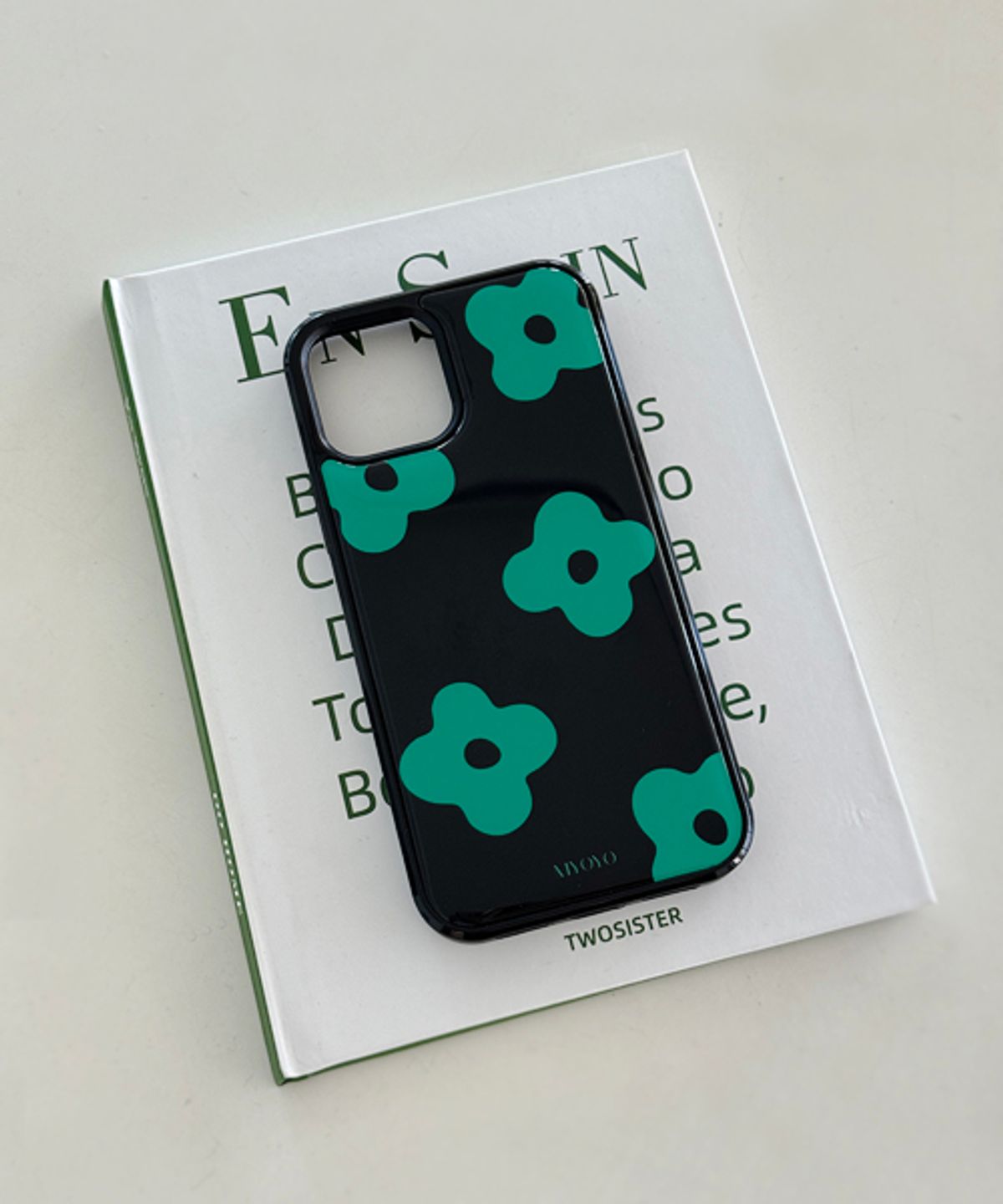 묘요(myoyo) Green Flower 에폭시 범퍼 케이스