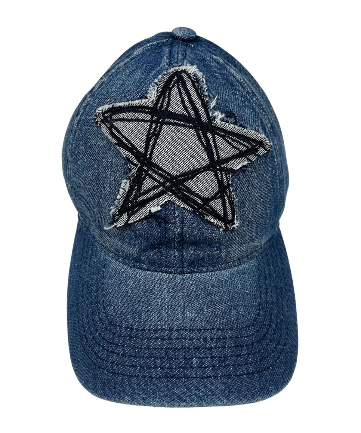 스케이터락(SK8ER ROCK) Doodle Star Washing Denim Ball Cap (blue)