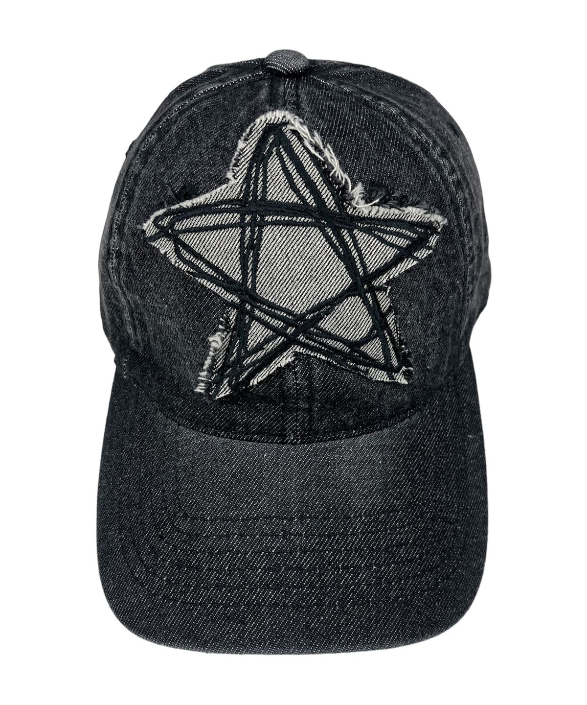 스케이터락(SK8ER ROCK) Doodle Star Washing Denim Ball Cap (black)