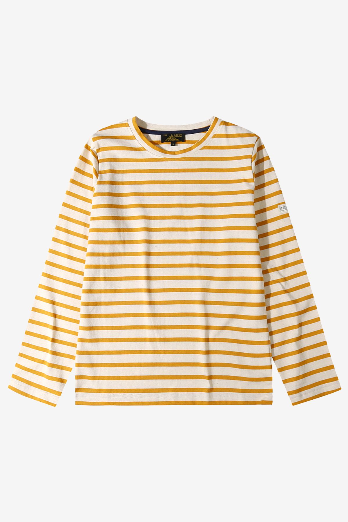 르몽생미셸(LE MONT ST MICHEL) (W) TILDA - Mariniere Long Sleeve T-shirt_Yellow