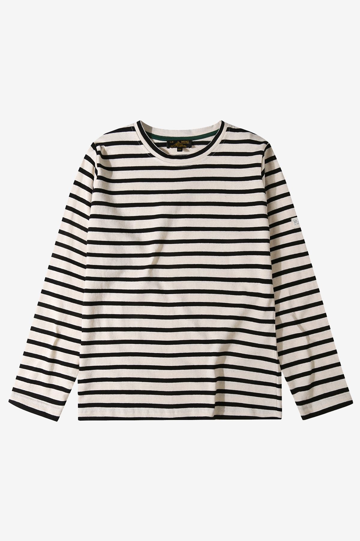 르몽생미셸(LE MONT ST MICHEL) (W) TILDA - Mariniere Long Sleeve T-shirt_Black