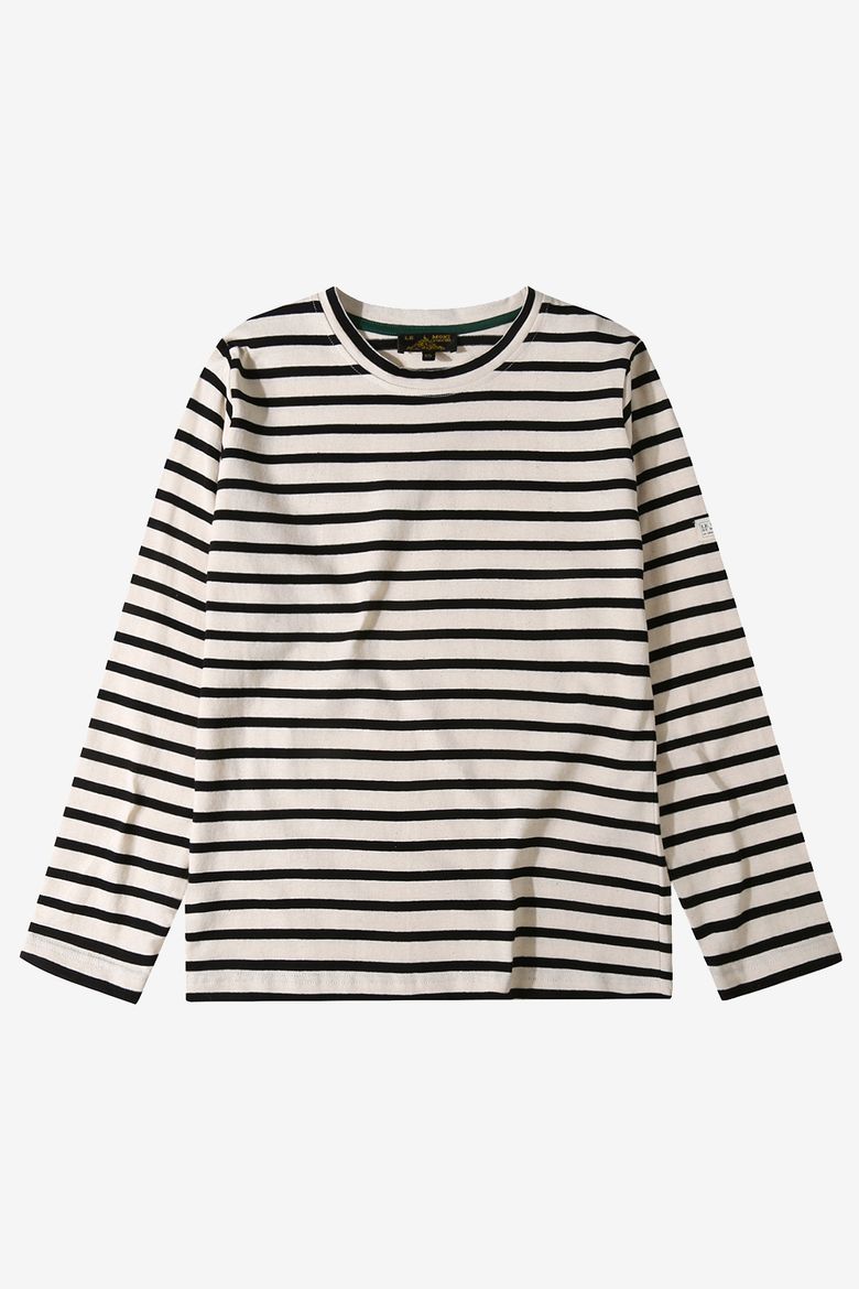 (W) TILDA - Mariniere Long Sleeve T-shirt_Black