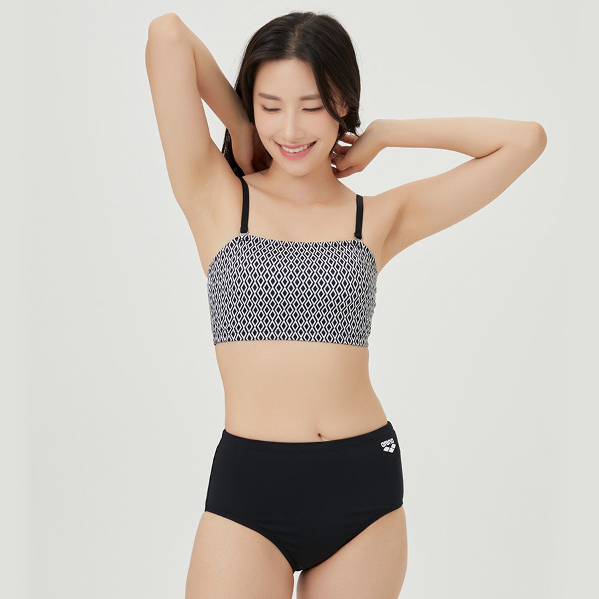 아레나(ARENA) 스키퍼 레저 비키니 세트 A4BL1PS32BLK