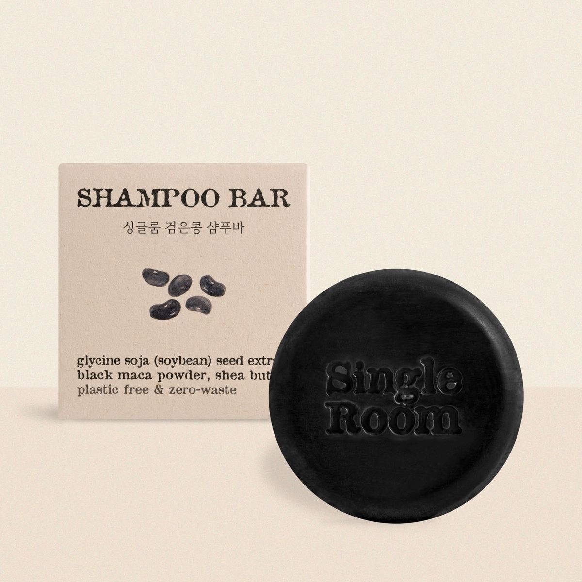 싱글룸(SINGLEROOM) 모발영양 검은콩 샴푸바 80g
