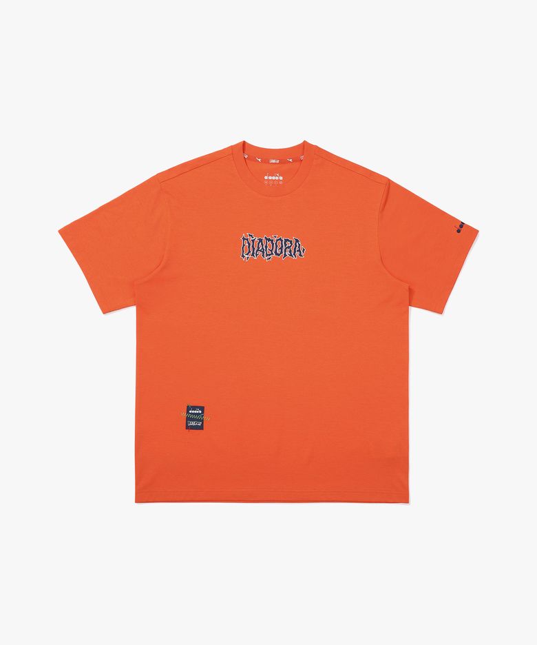 배즈본 AIRTEX 반팔 티셔츠 ORANGE