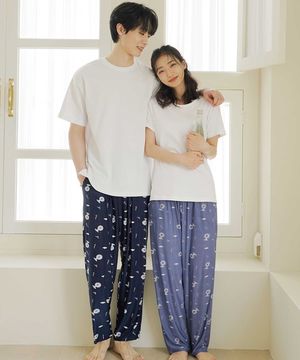 아이스 냉감 커플 잠옷 바지