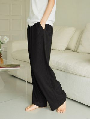 브라이트 플리츠 여성 팬츠