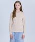 여성 슬림핏 스판 긴팔티셔츠 베이지 LATS0208
