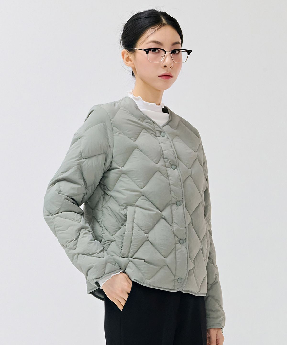 체이스컬트(CHASECULT) 여성 경량 패딩 퀼팅 점퍼-DFZG4751C0V