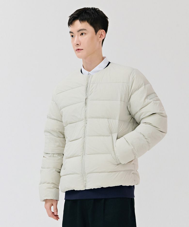 공용 U넥 경량 패딩 점퍼-DFZU4701C02
