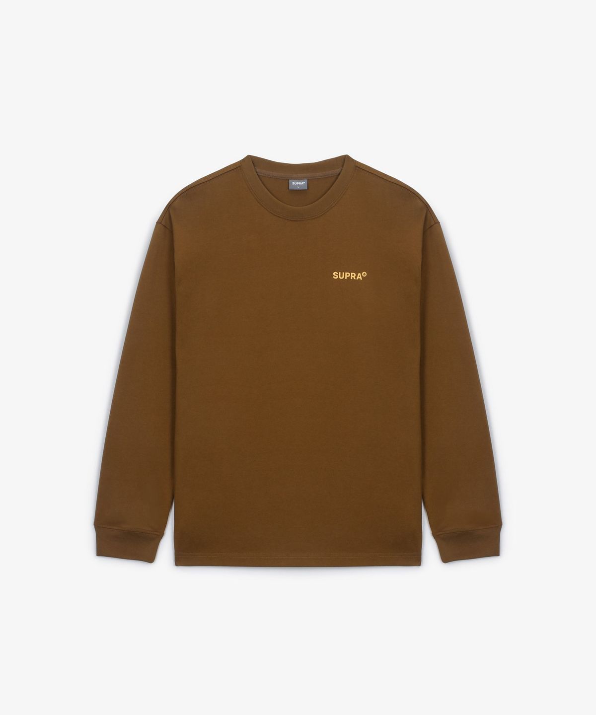 수프라(SUPRA) 후면 빅 그래픽 긴팔 티셔츠(BEIGE)