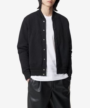 GIVENCHY 1952 니트 바시티 재킷 - 블랙 / BM017P4YJ9001