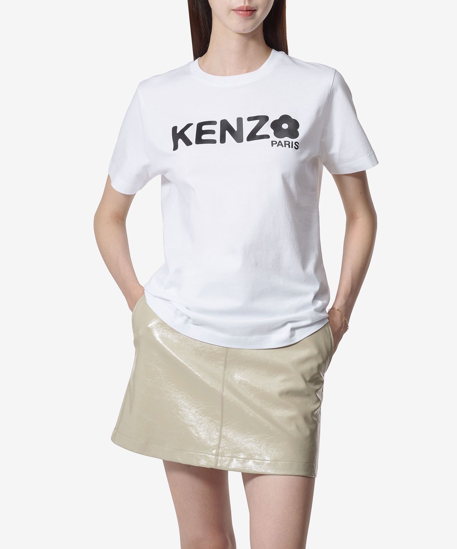 MUSINSA | KENZO Bokeh 2.0 Loose Short Sleeve T-Shirt - White