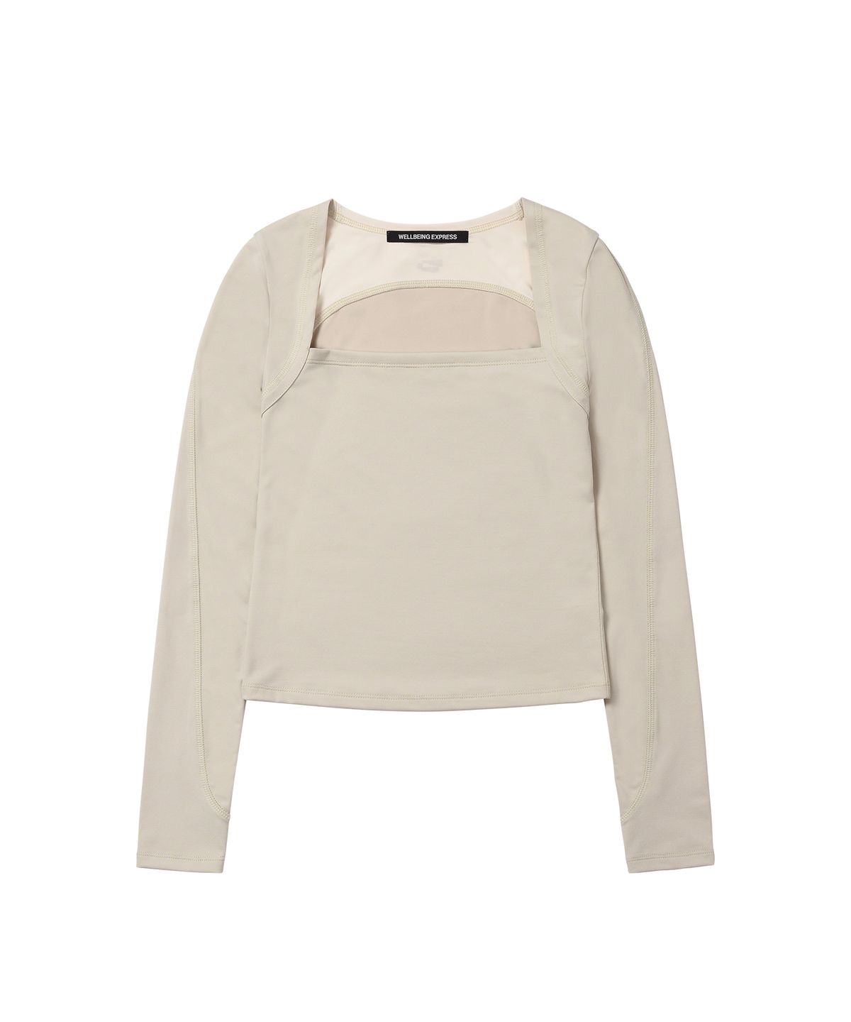 웰빙익스프레스(WELLBEING EXPRESS) Bolero Top Cream