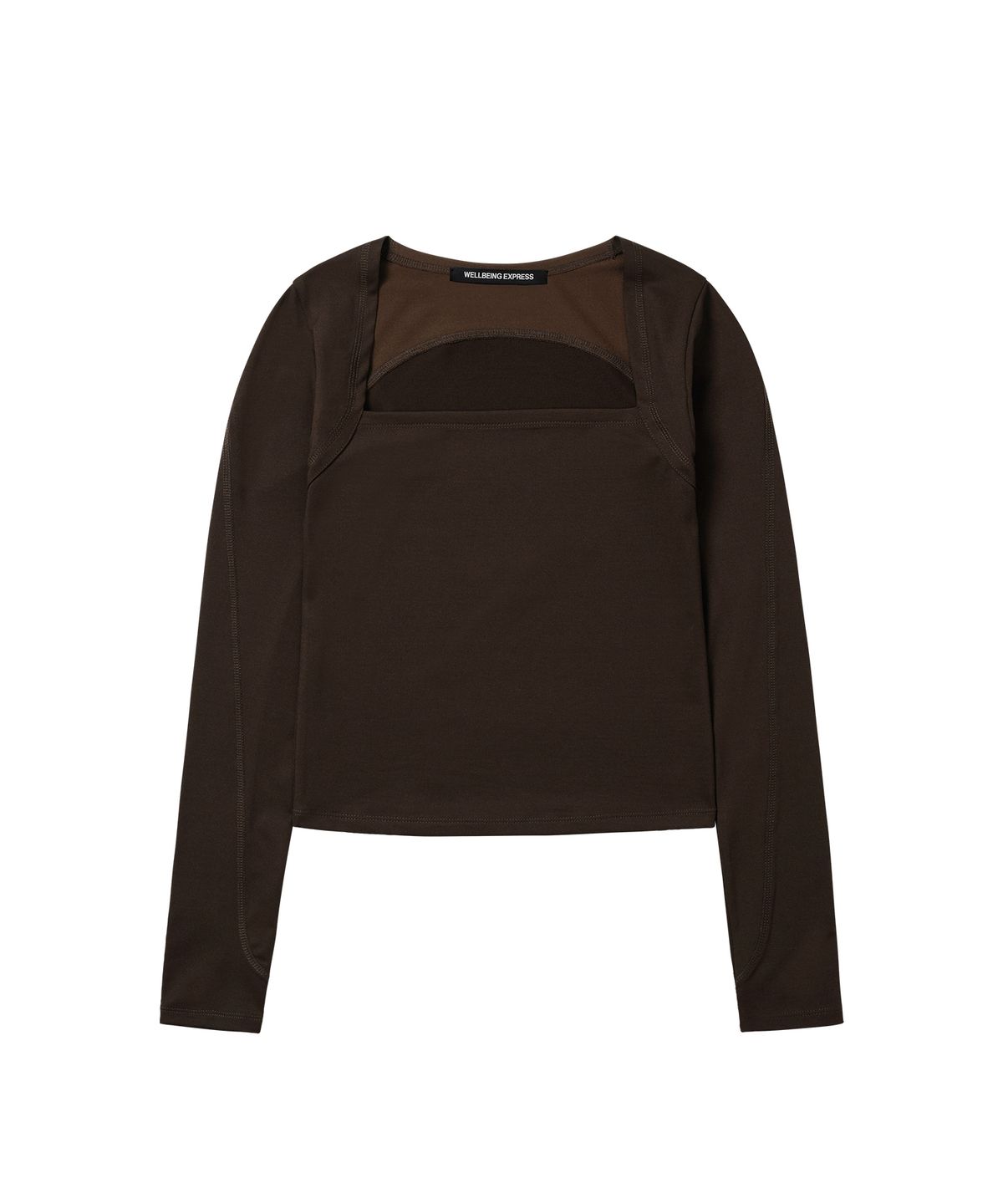 웰빙익스프레스(WELLBEING EXPRESS) Bolero Top Brown