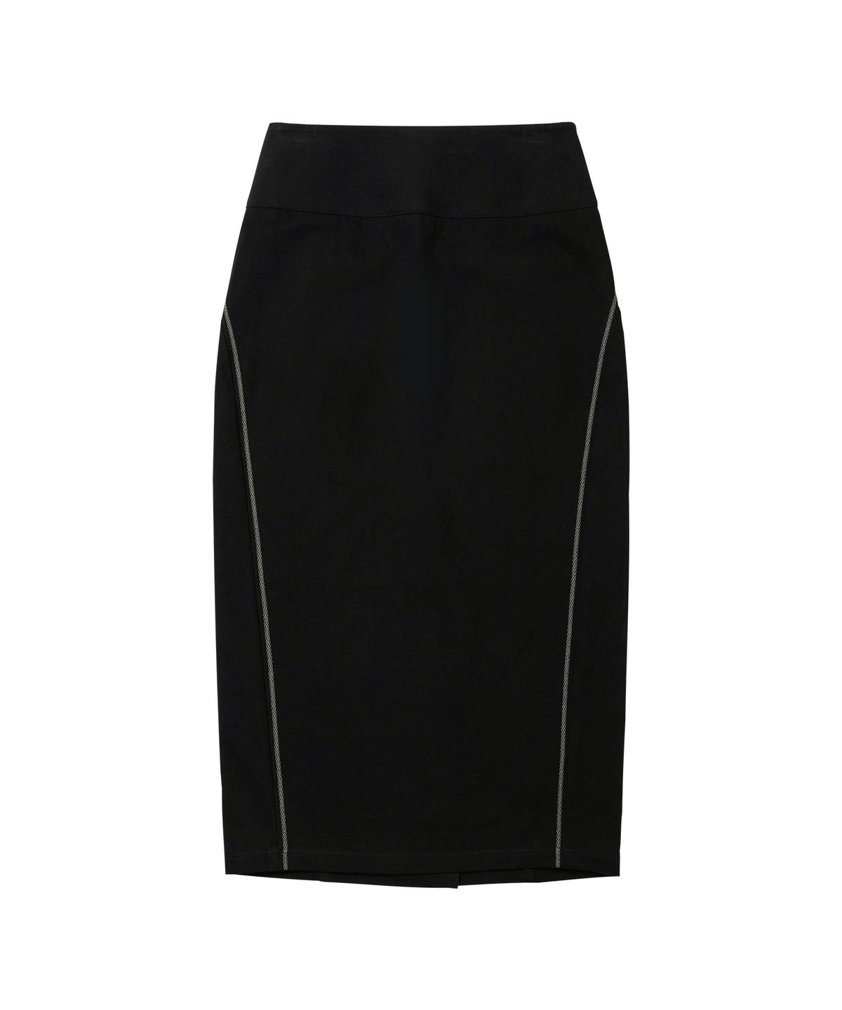 웰빙익스프레스(WELLBEING EXPRESS) Embroidered Long Skirt Black