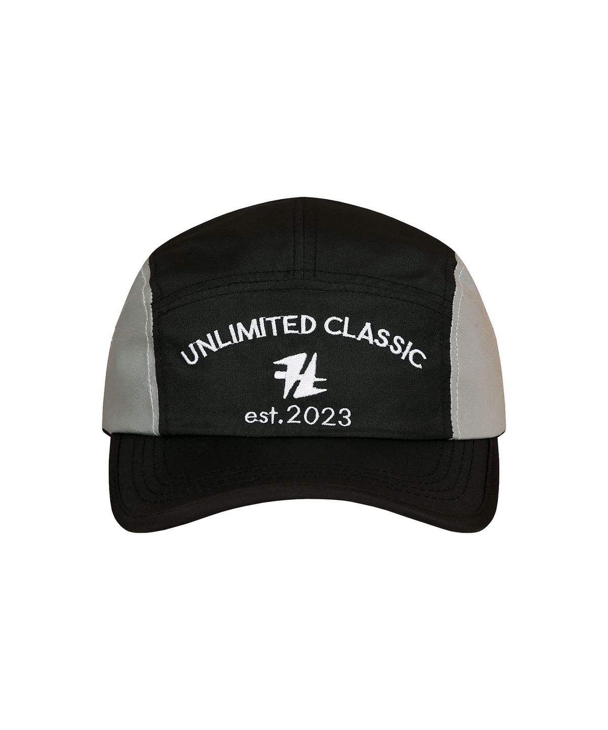 홍우성(HONGWOOSUNG) CAMP CAP WITH A EMBROIDERY_BLACK&GRAY