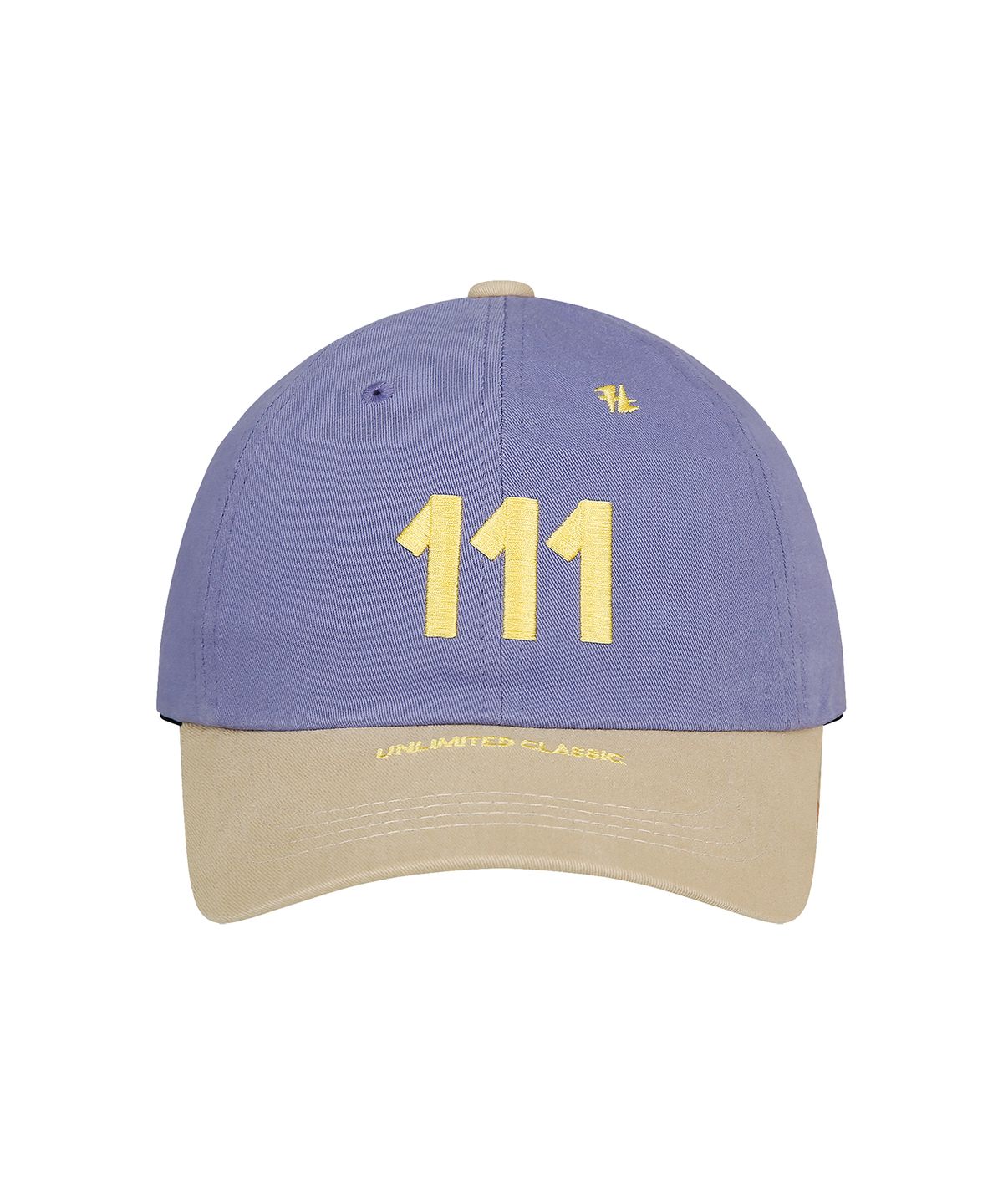 홍우성(HONGWOOSUNG) NUMBER 111 BALL CAP_PURPLE&BEIGE