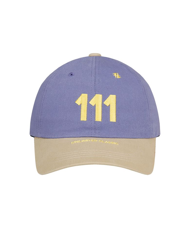 NUMBER 111 BALL CAP_PURPLE&BEIGE