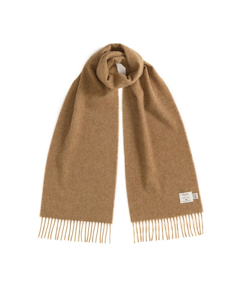 메리노울 머플러 25cm - 카멜