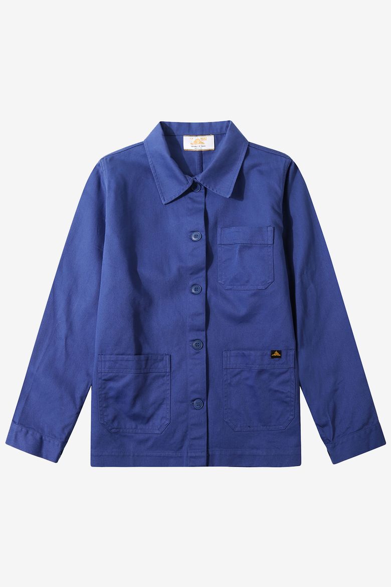 (W)Women cotton twill Work Jacket_Vivid Blue