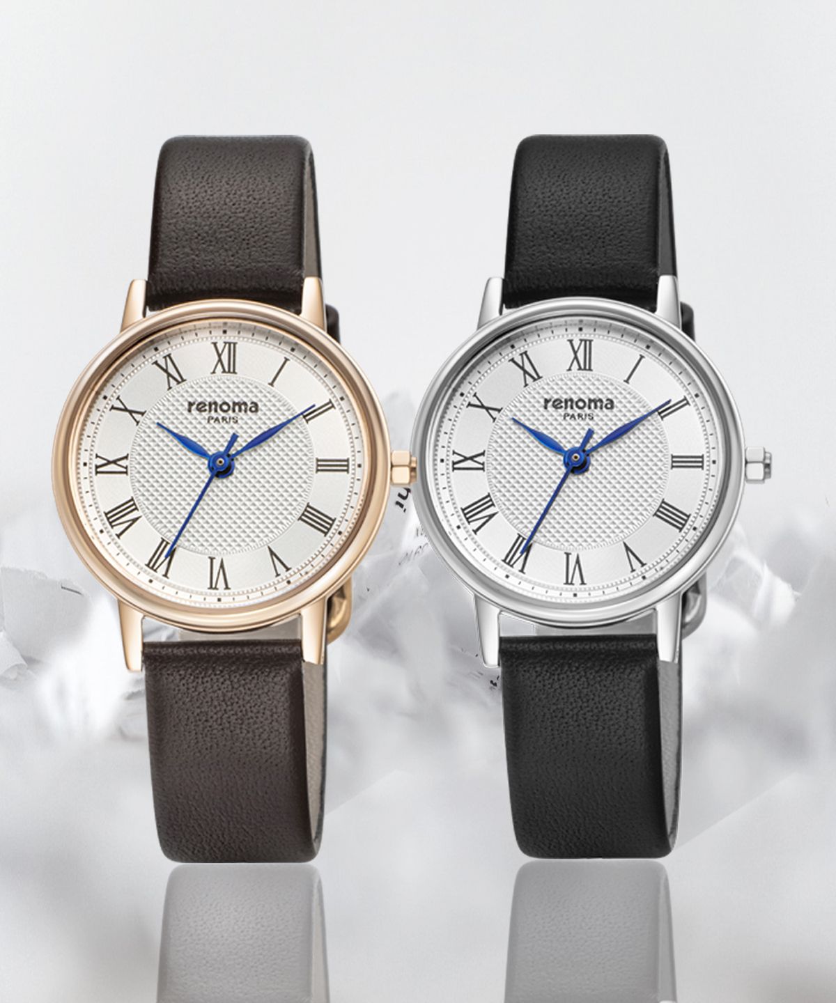 레노마 시계(RENOMA WATCH) RE2301 슬림 여성 드레스 워치 WH