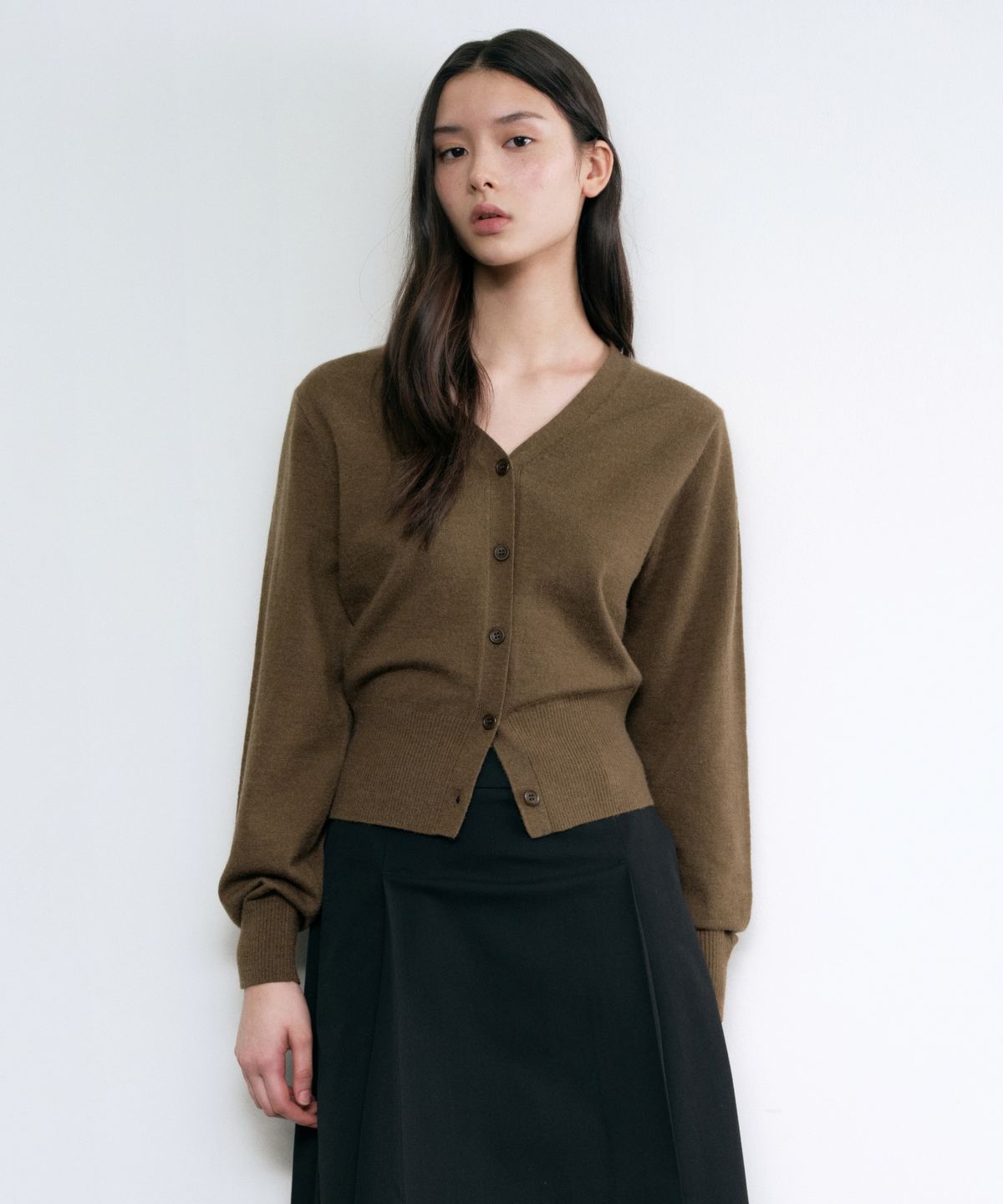 무신사 스탠다드 우먼(MUSINSA STANDARD WOMAN) 우먼즈 에센셜 가디건 [브라운]