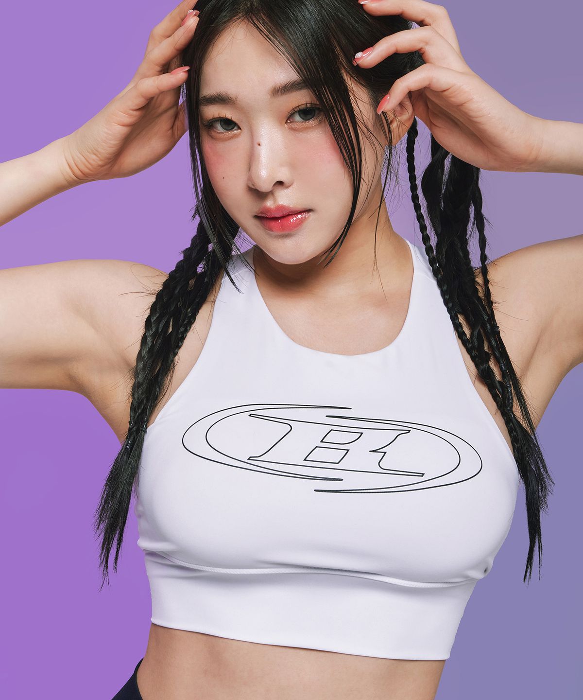 본투윈(BORN TO WIN) W STROKE B BRA TOP [WHITE]