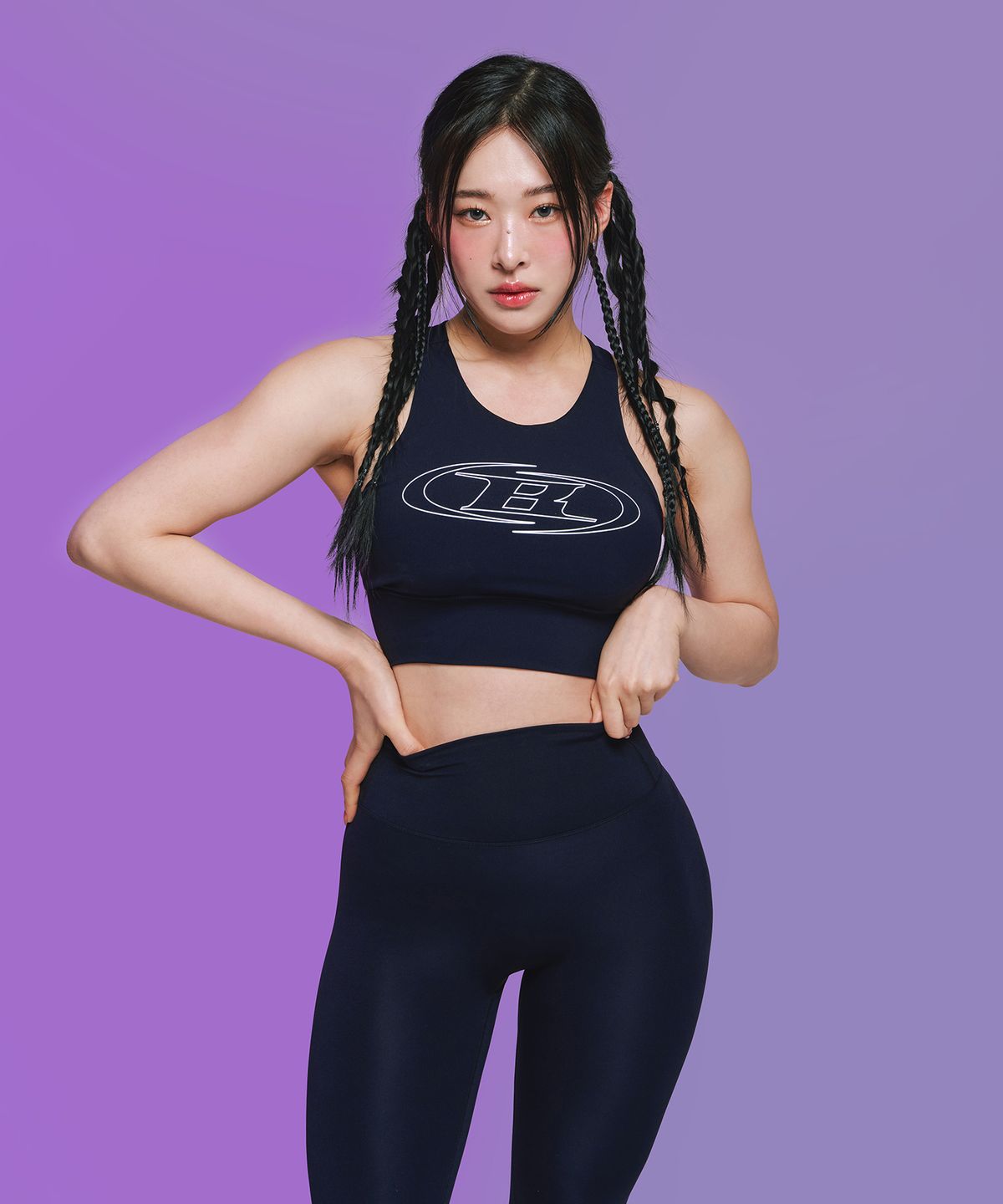 본투윈(BORN TO WIN) W STROKE B BRA TOP [BLACK]