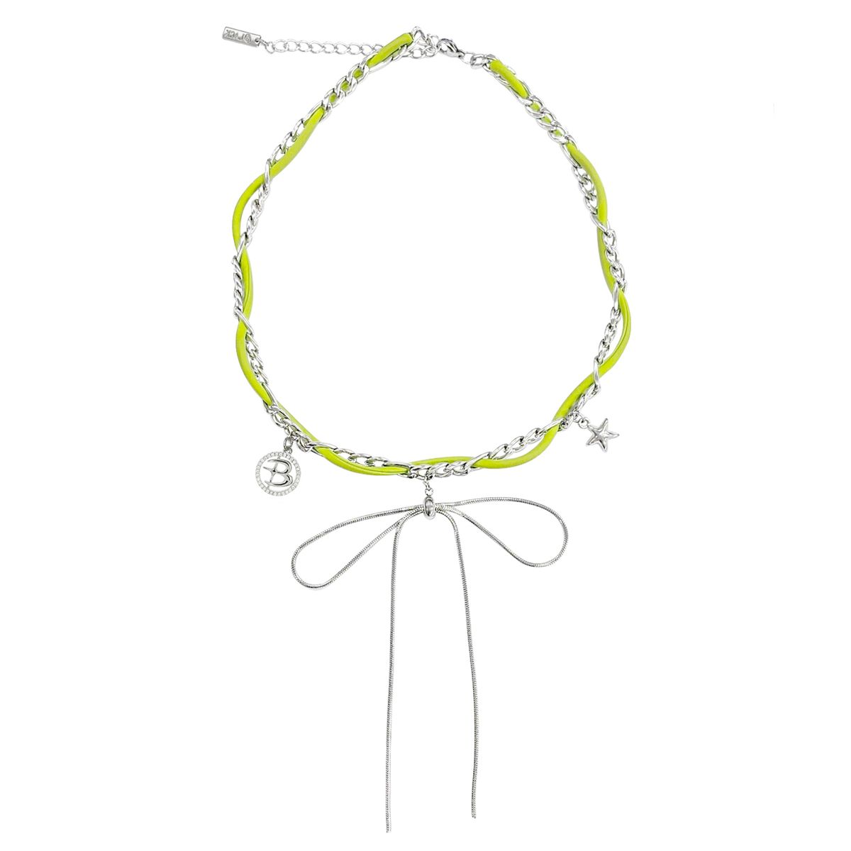 블랙 퍼플(BLACK PURPLE) Veritas rope necklace