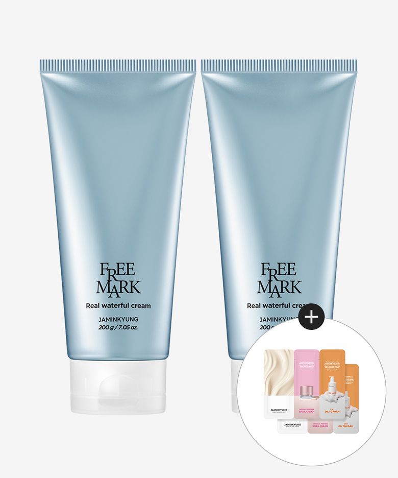 프리마크 이번엔 다를거야 진짜 수분 크림 200g (2개) [증정: 오일투폼 1ml+달팽이크림 1ml 체험분 2매]